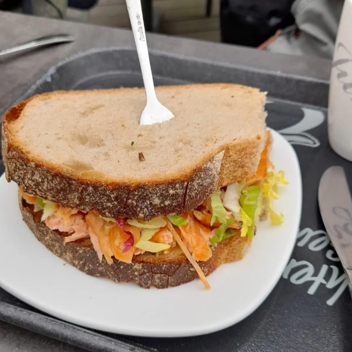 Lachsbrot