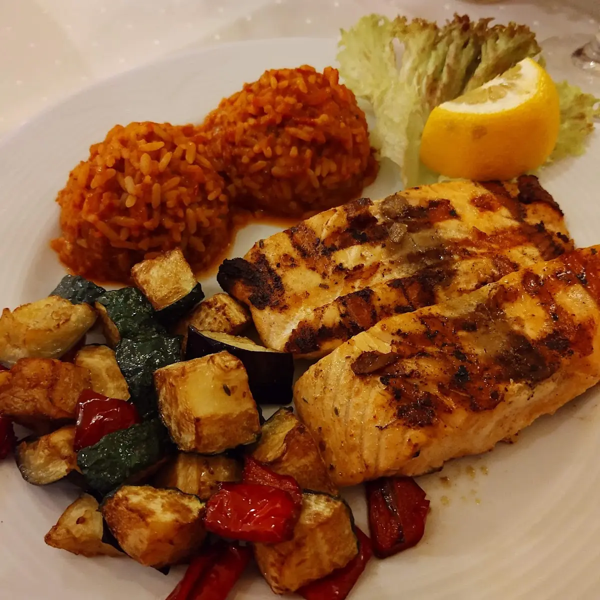 Lachs Mit Grillgemüse