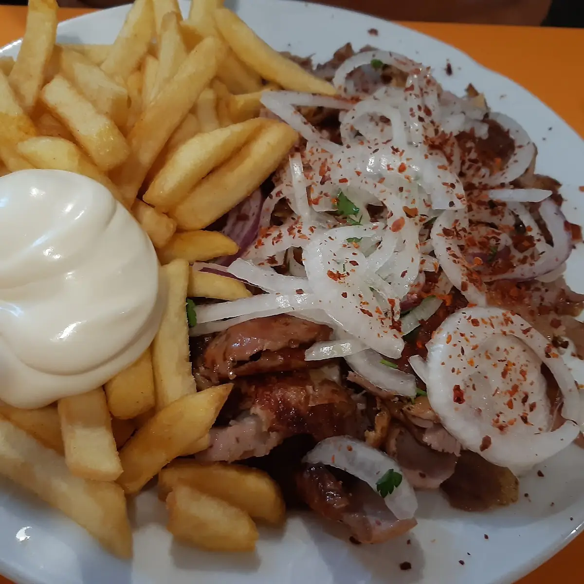 Gyrosmit Pommes Frites