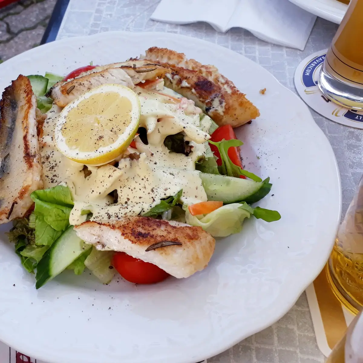 Fish, Café Bistro Amadeus