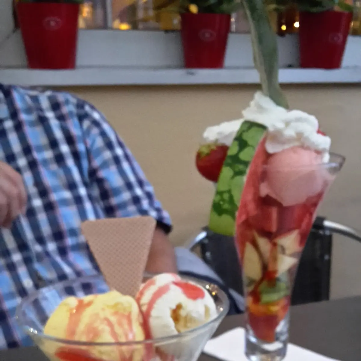 Früchtebecher, Café Valentino