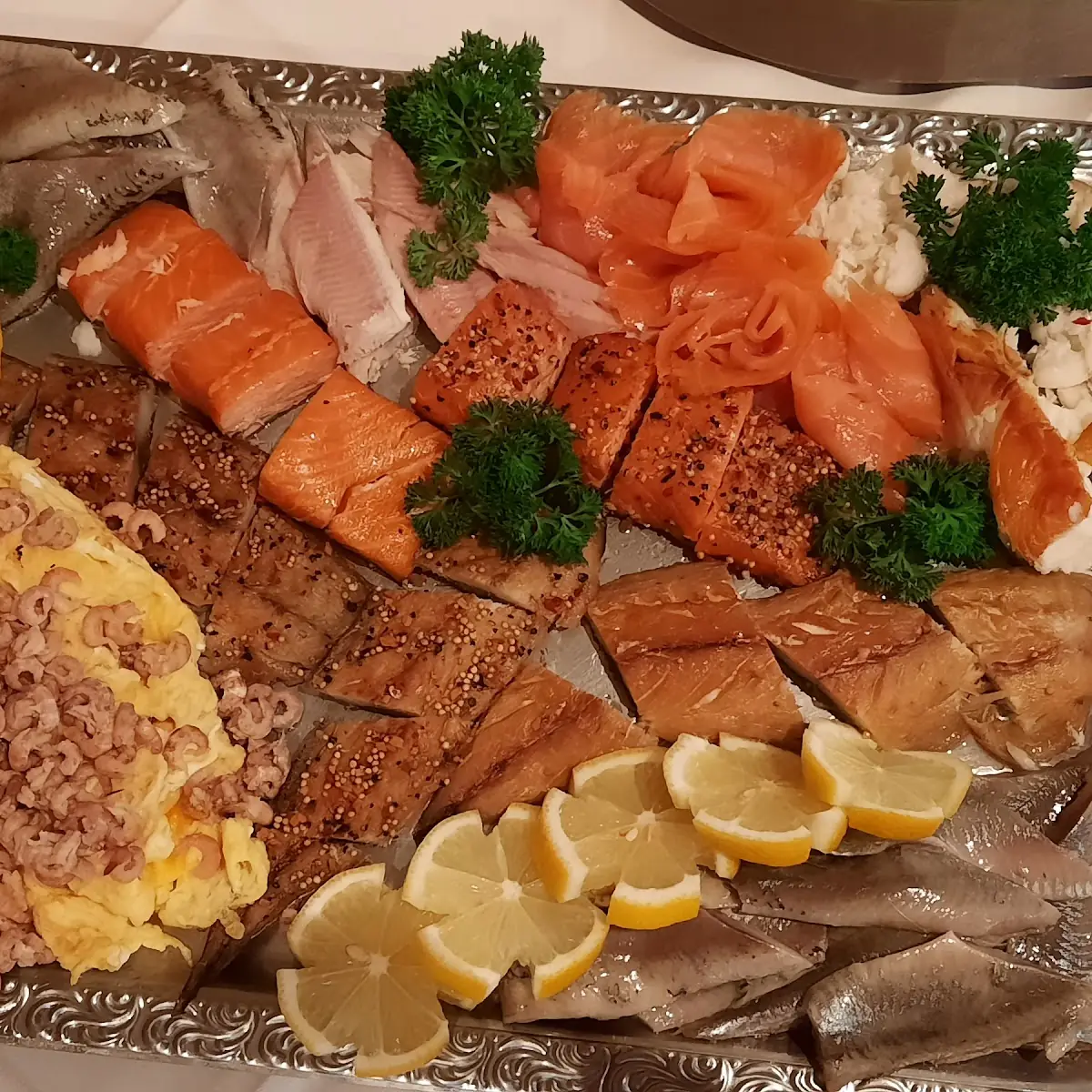 Räucher-fischplatte