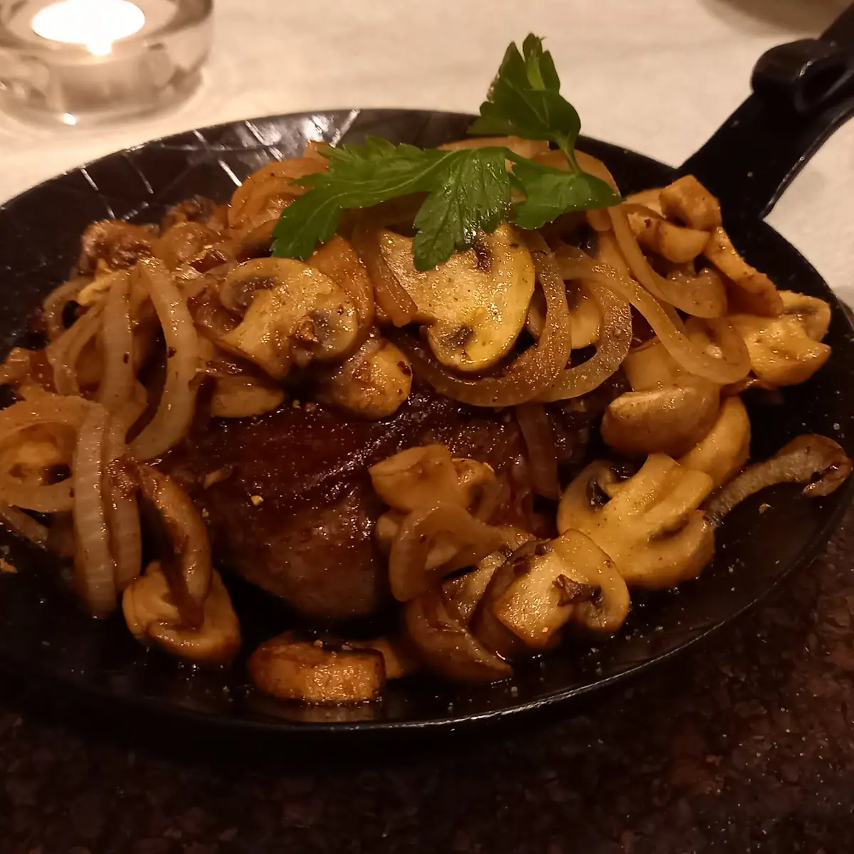 Rumpsteak Champignons