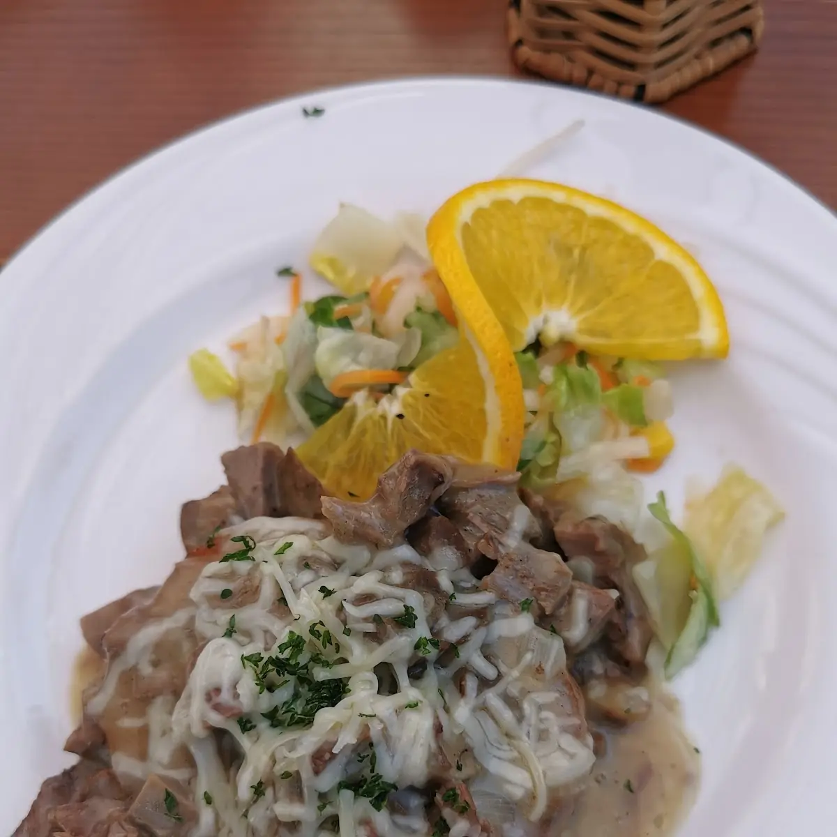 Mit Käse