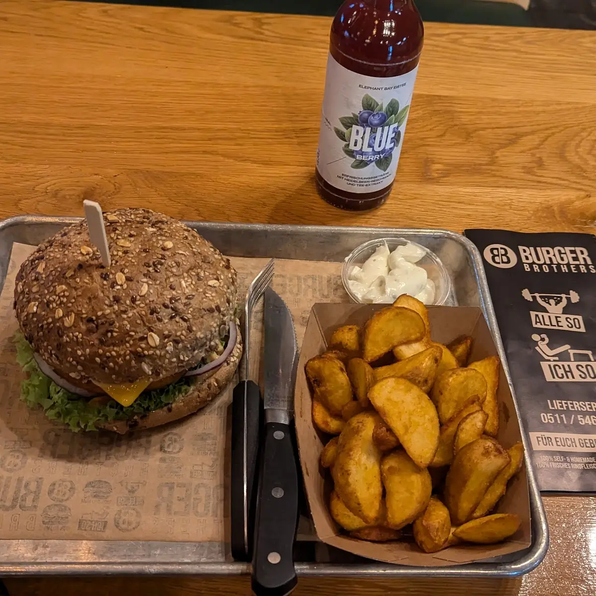 Veggie Burger Menü