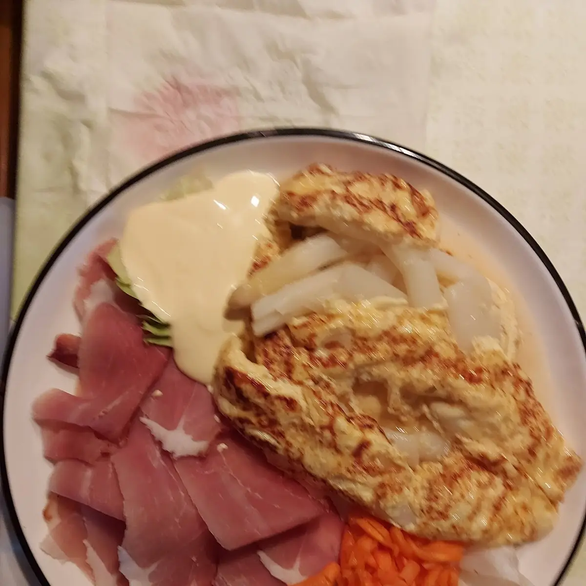 Spargelommlett