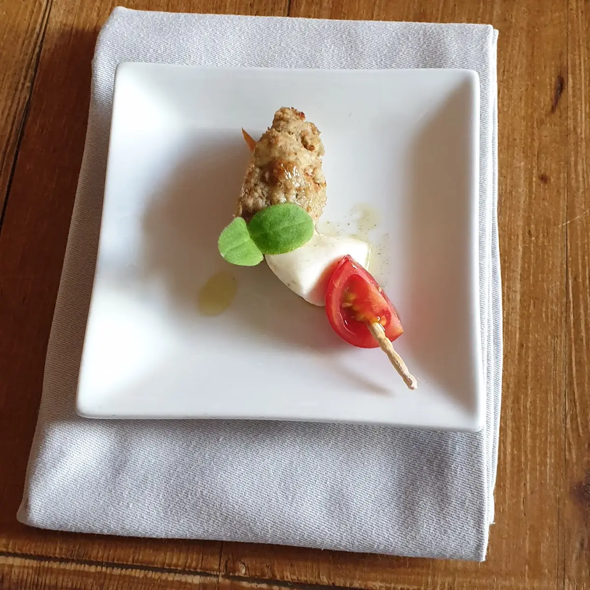 Kalbshack Mit Mozzarella