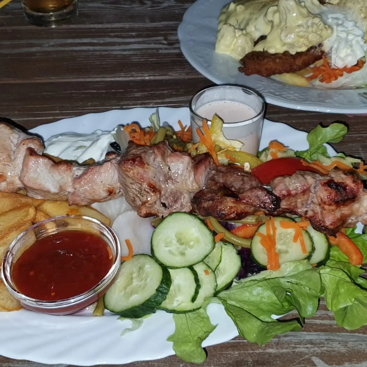 Schaschlik Mit Schweinefleisch