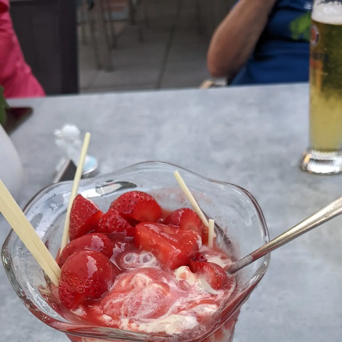 Erdbeer Eisbrecher