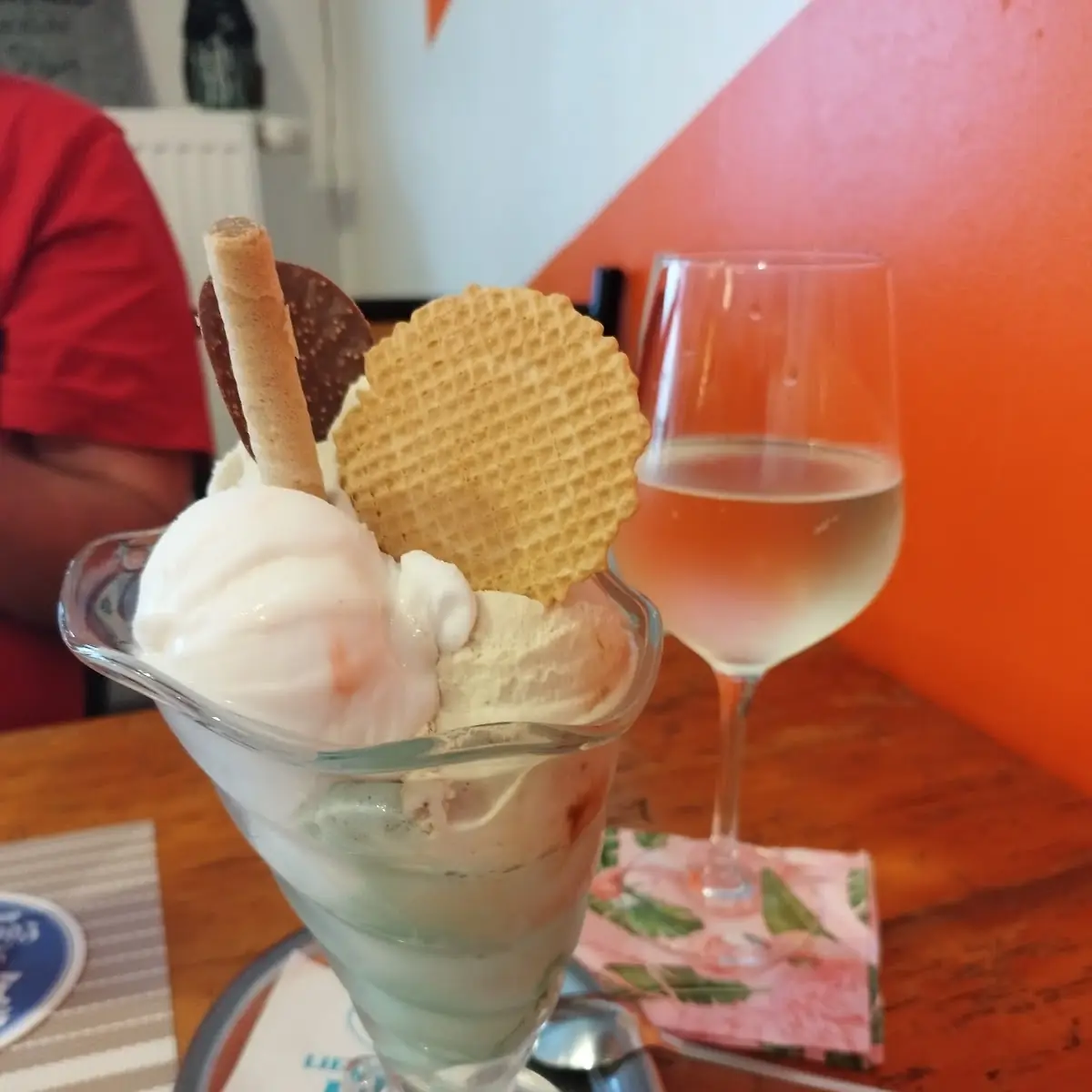 Verschiedene Eis Sorten