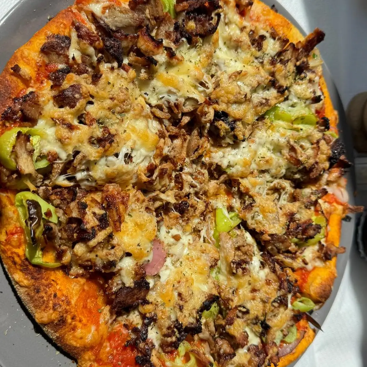 Pizza, Mykonos-Grill