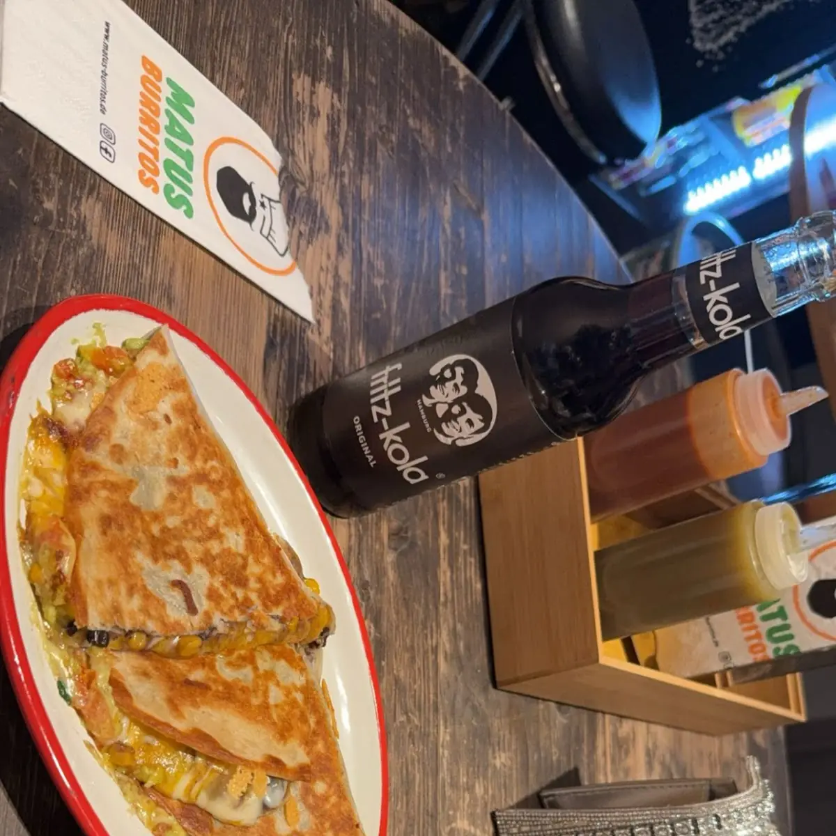 Bean Quesadilla, Matus Burritos Dortmund - Burritos, Quesadillas, Tacos, Nachos & mehr