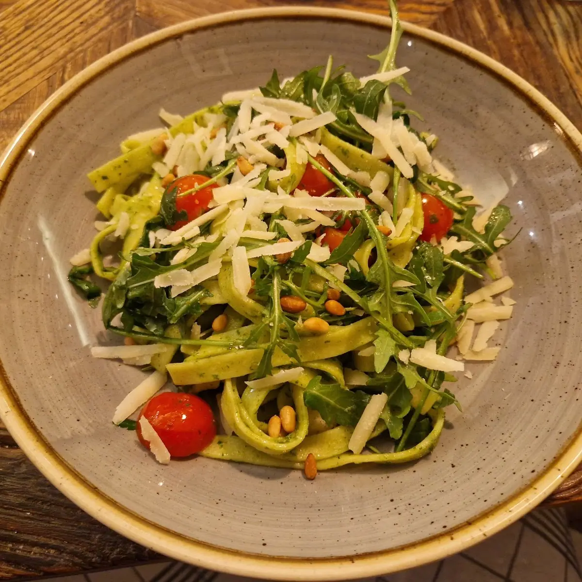 Spinatlinguine
