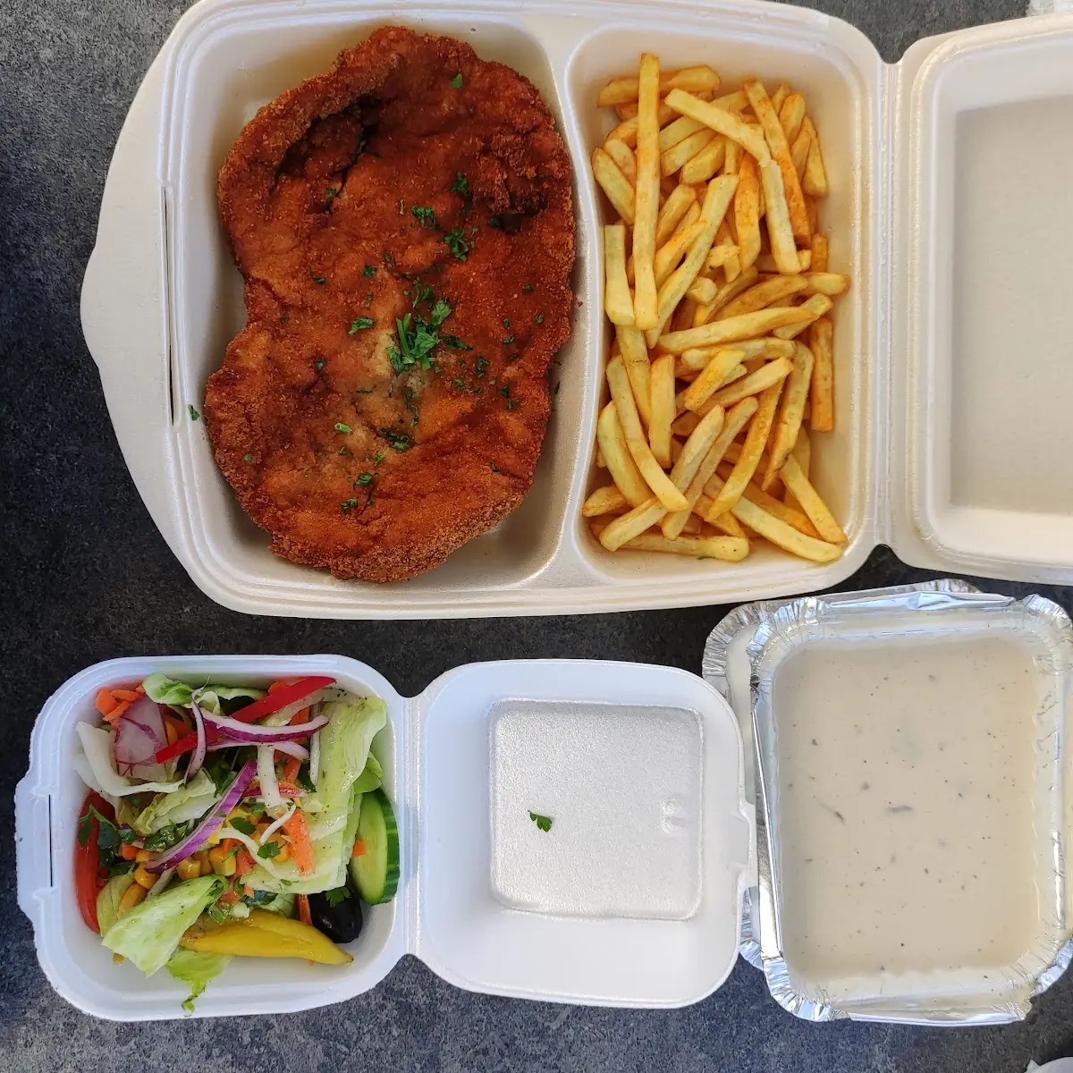 Schnitzel Mit Rahmsoße