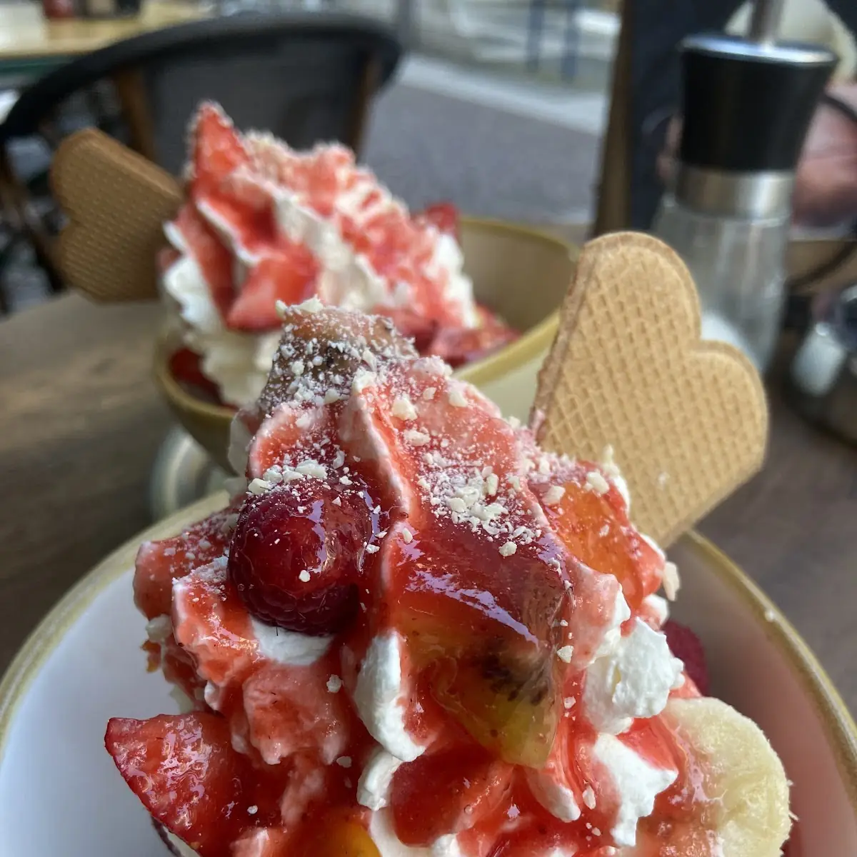 Früchte Eis, Eis Stube