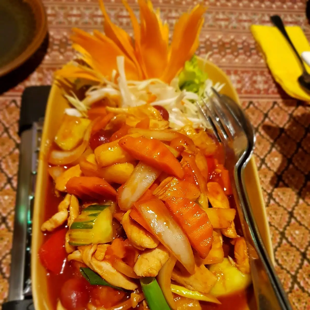 Hähnchen Süßsauer