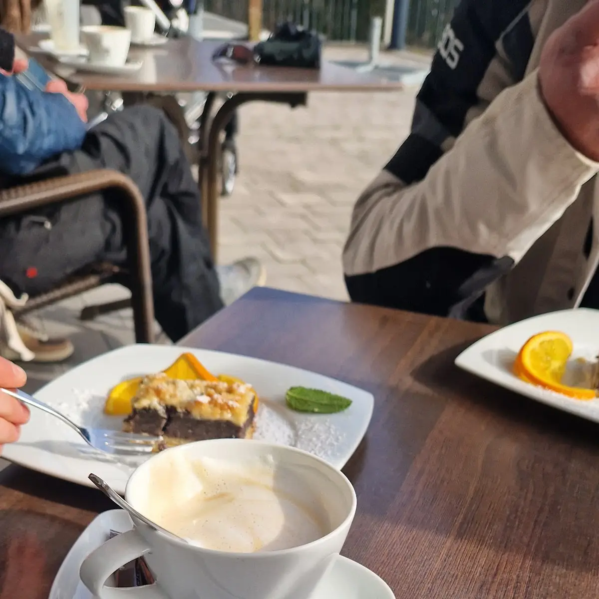 Schmandkuchen, Triniushütte“Rooftop-Frankenblick“