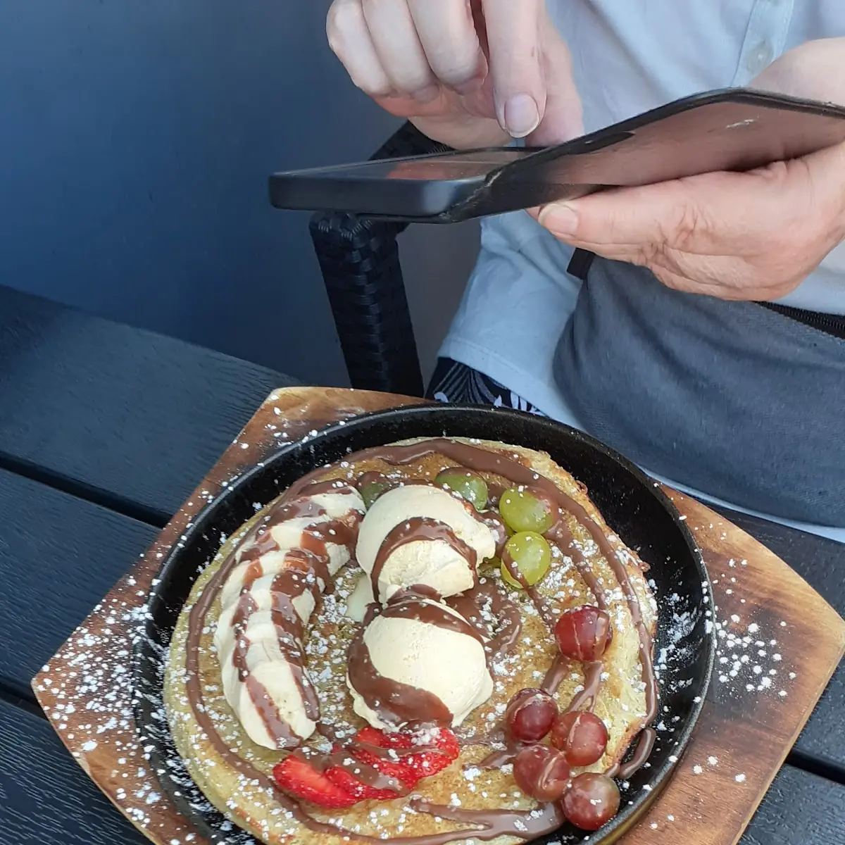 Pancake Mit Vanilleeis