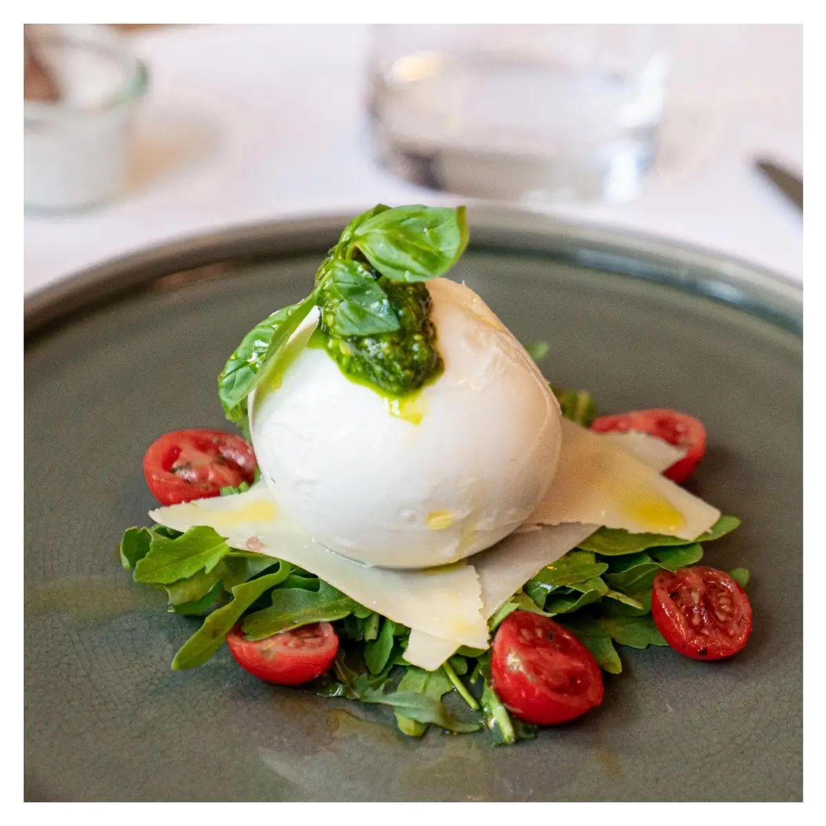 Büffelmozzarella Mit Gemüse
