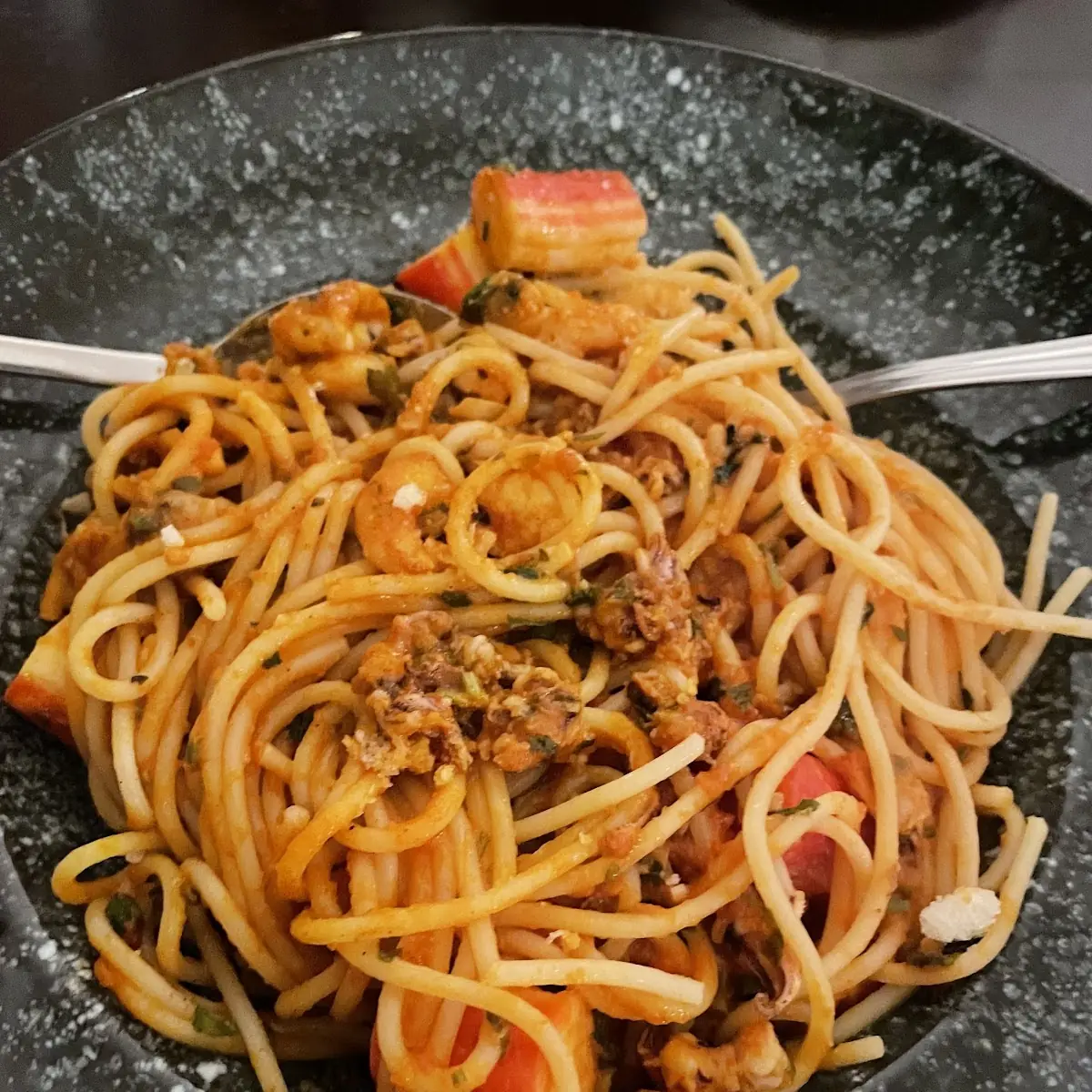 Meeresfrüchtespaghetti