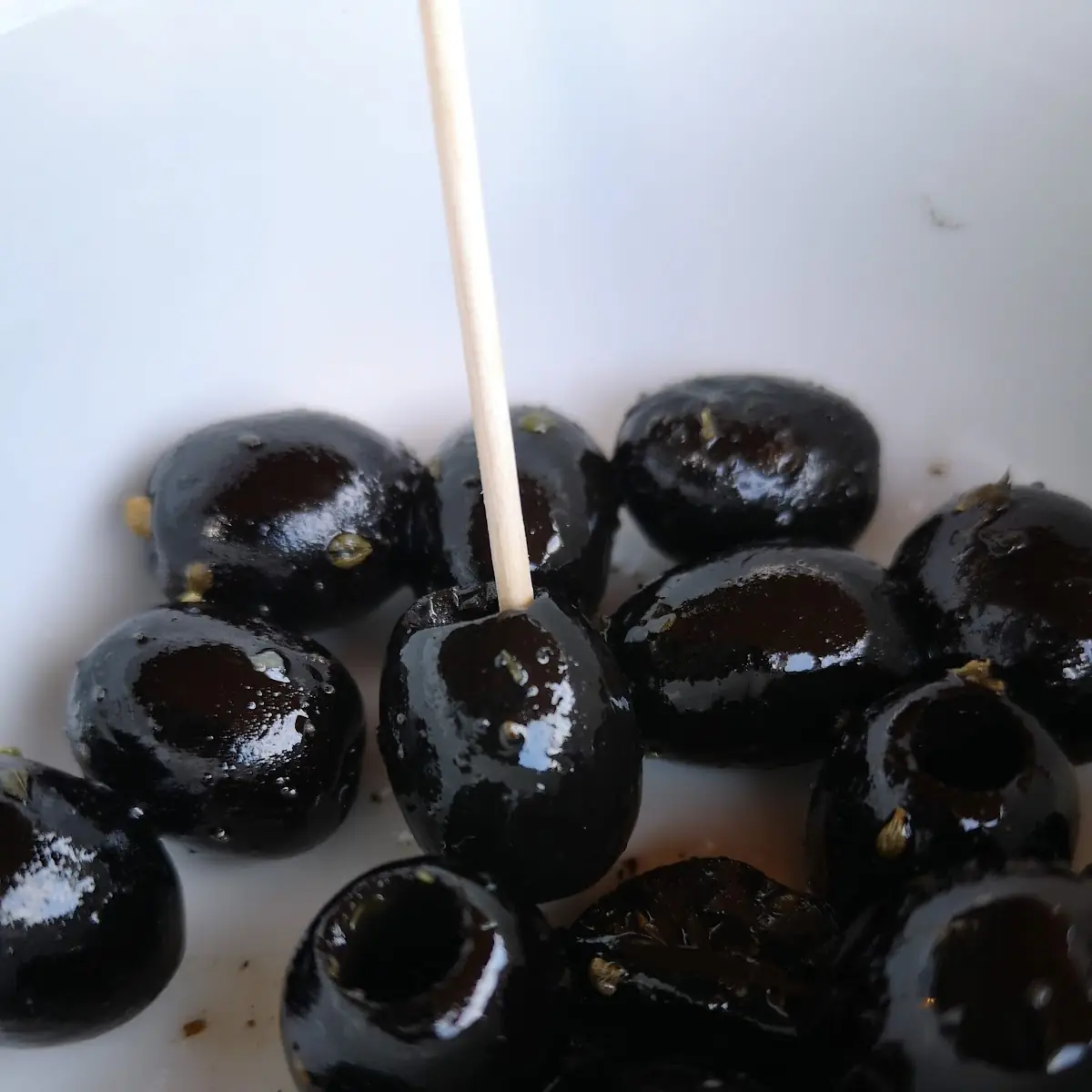 Schwarze Oliven
