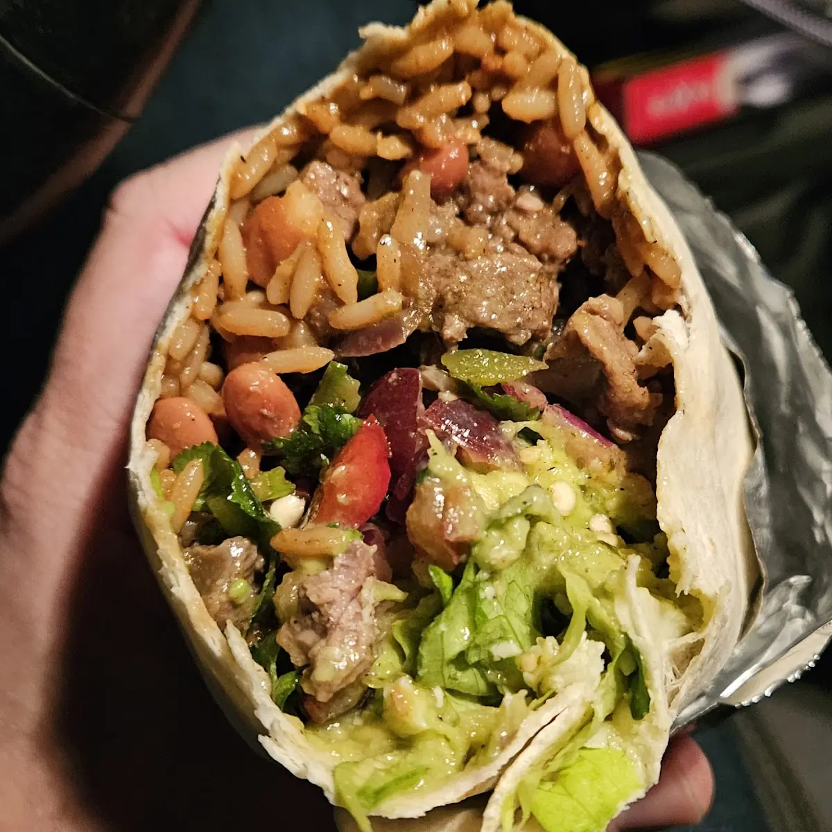 Beef Burito, Benji's Burrito Bistro