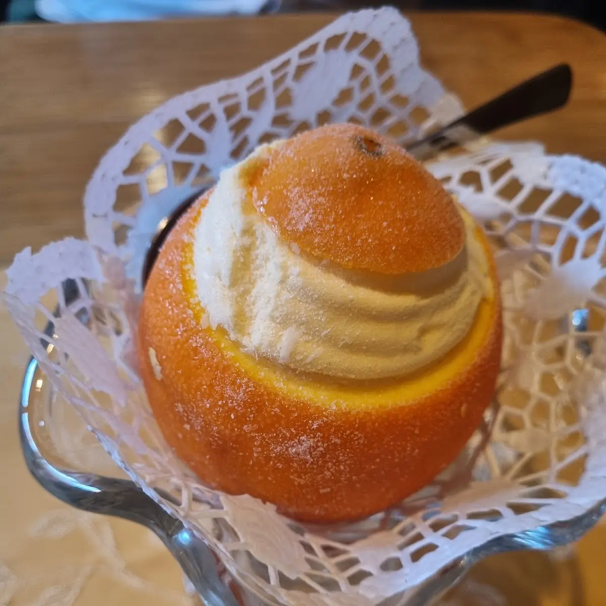 Orangen Eis