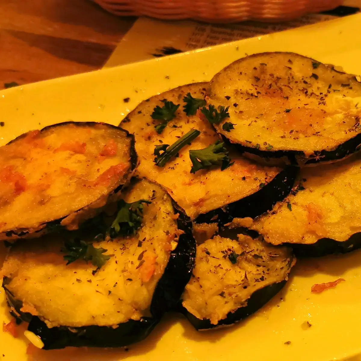 Gegrillte Auberginen