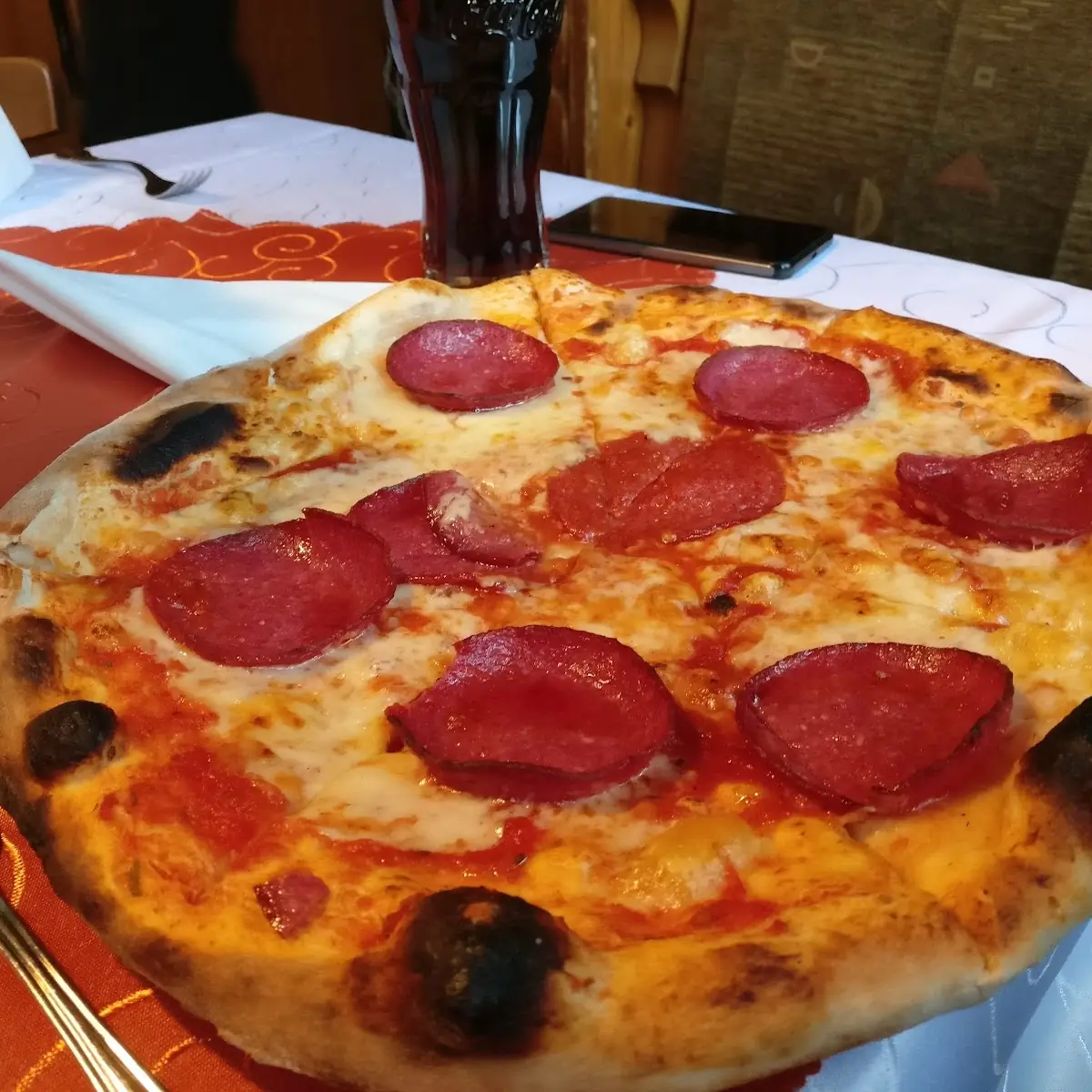 Salami Pizza
