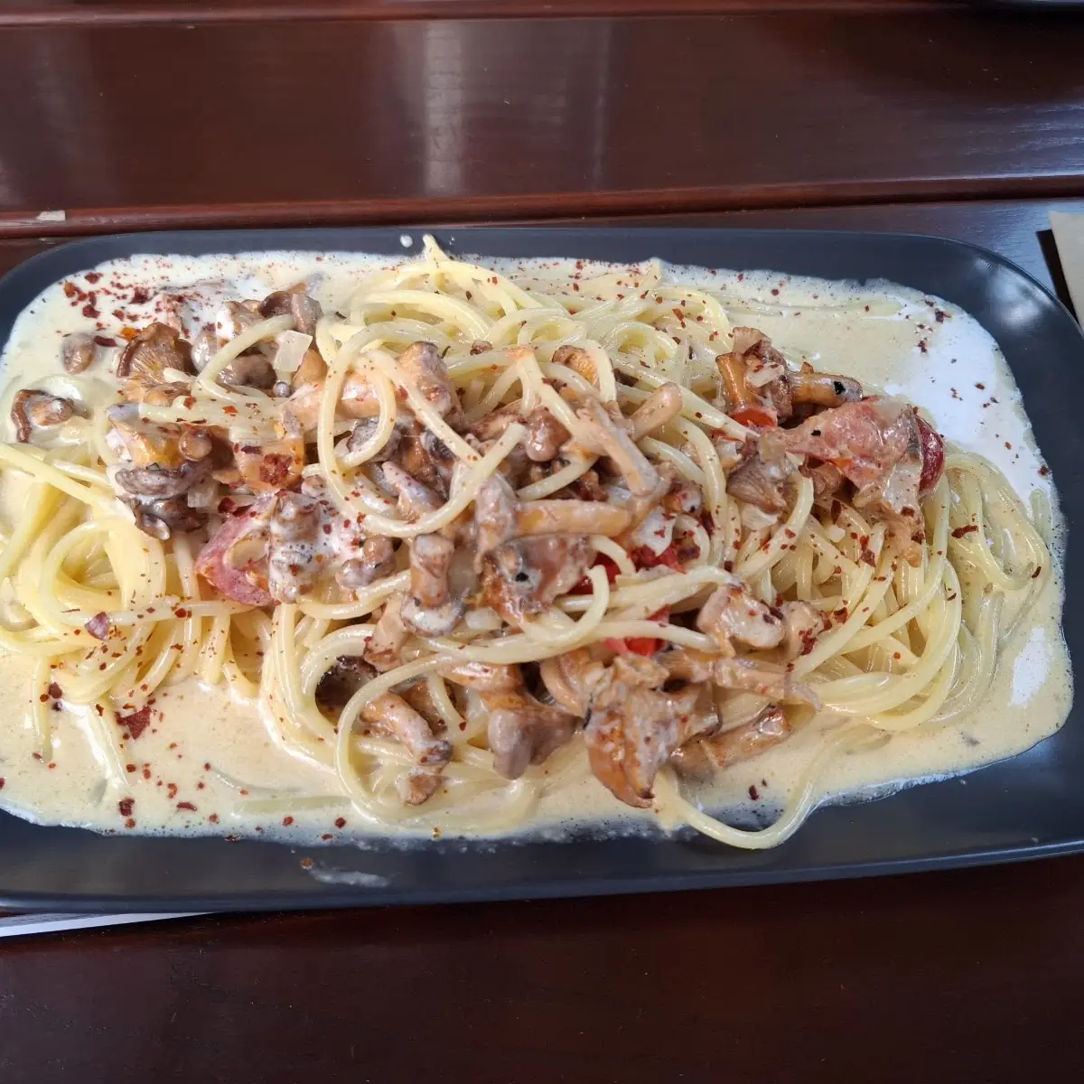 Spaghetti Mit Pfifferlingen