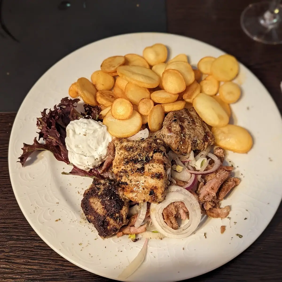 Fleisch Teller