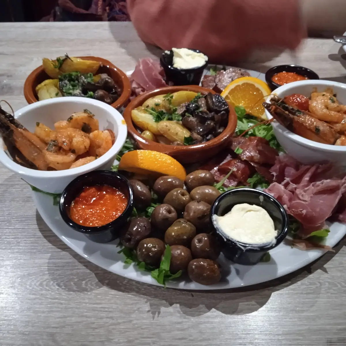 Tapas-platte