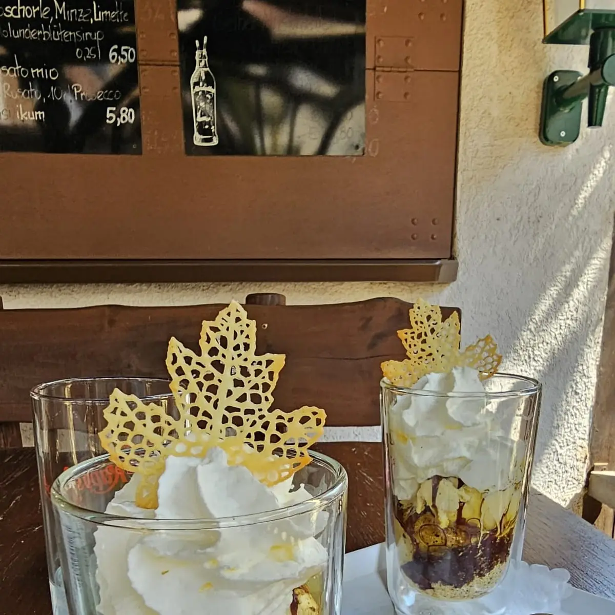 Kürbiskern Eisbecher