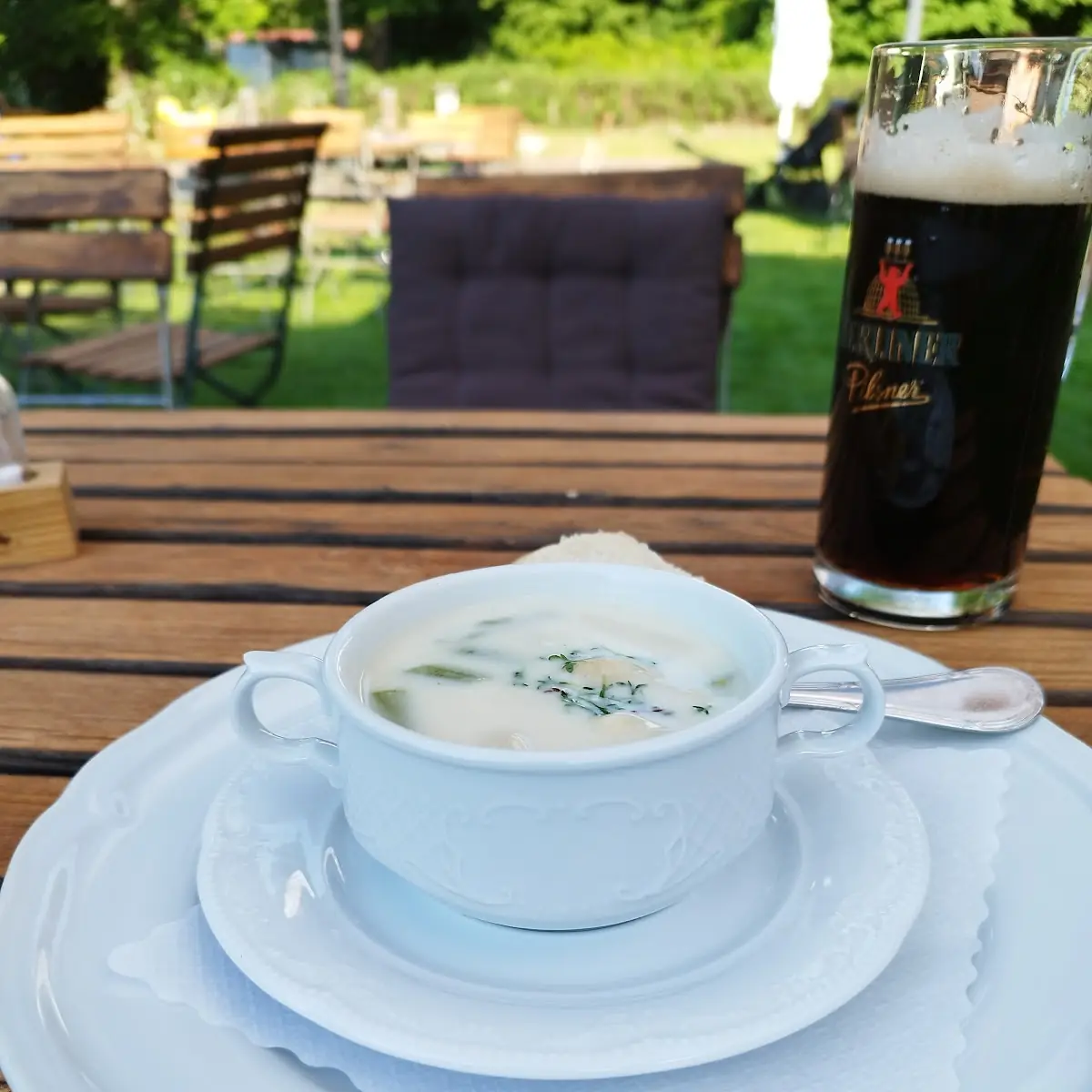 Spargelcremesuppe