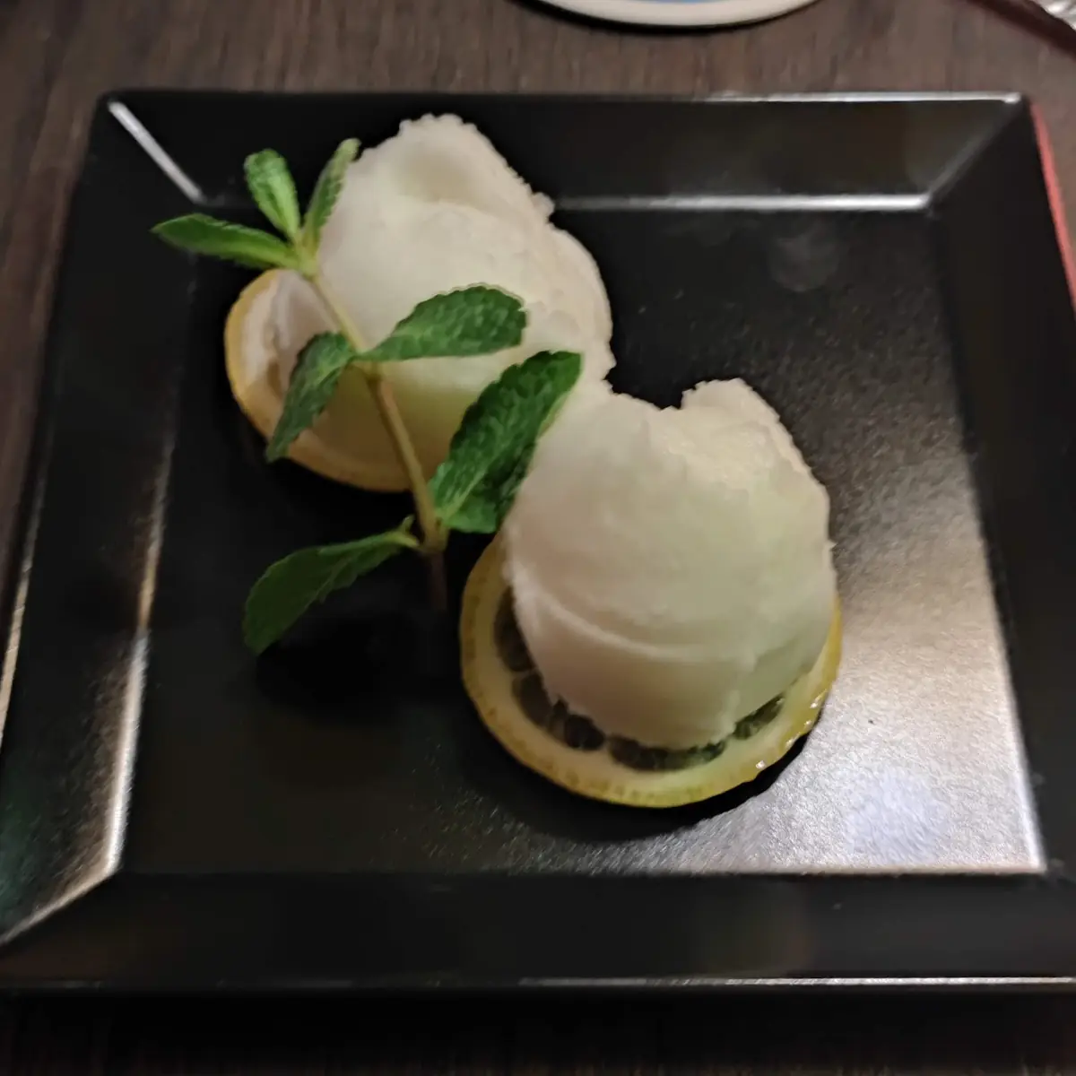 Zitronensorbet