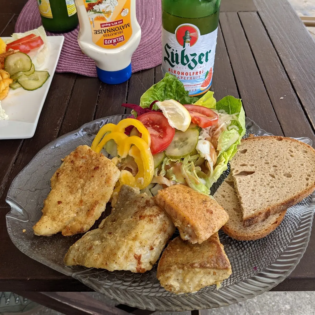 Grillfischteller