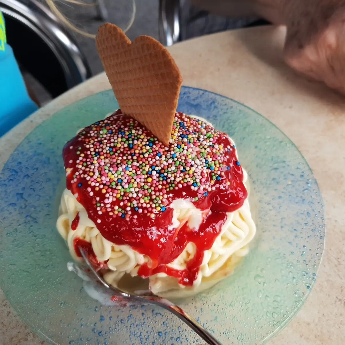 Kinder Spaghetti Eis