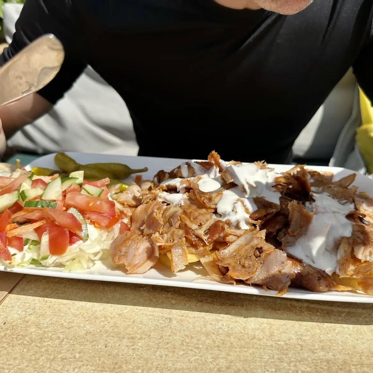 Portion Dönerfleisch