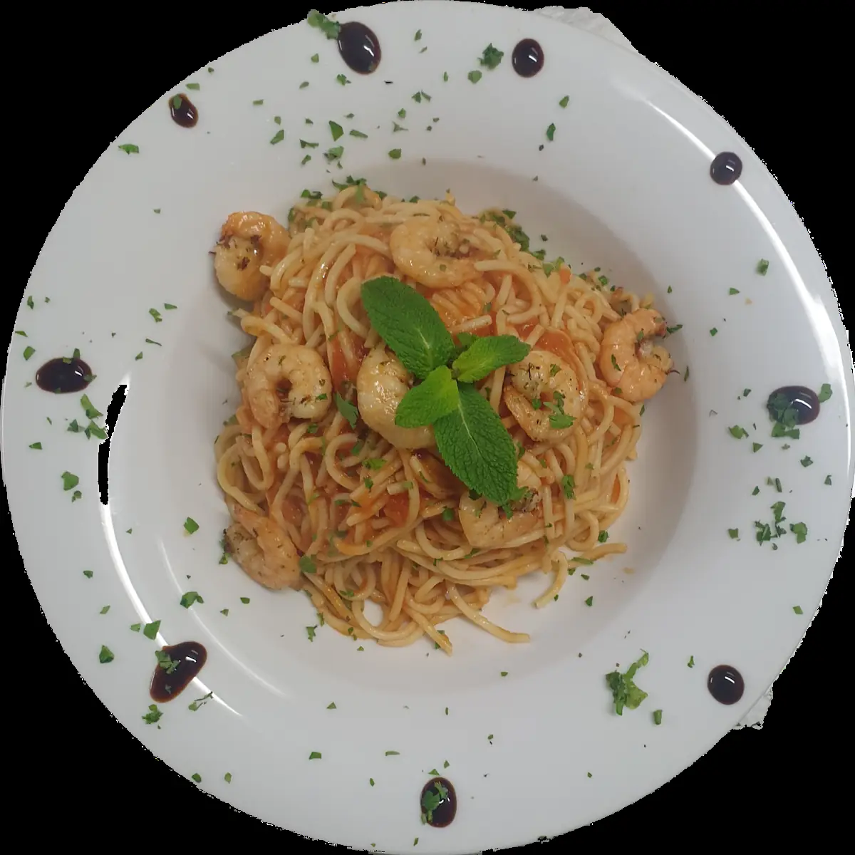 Spaghetti with Prawn