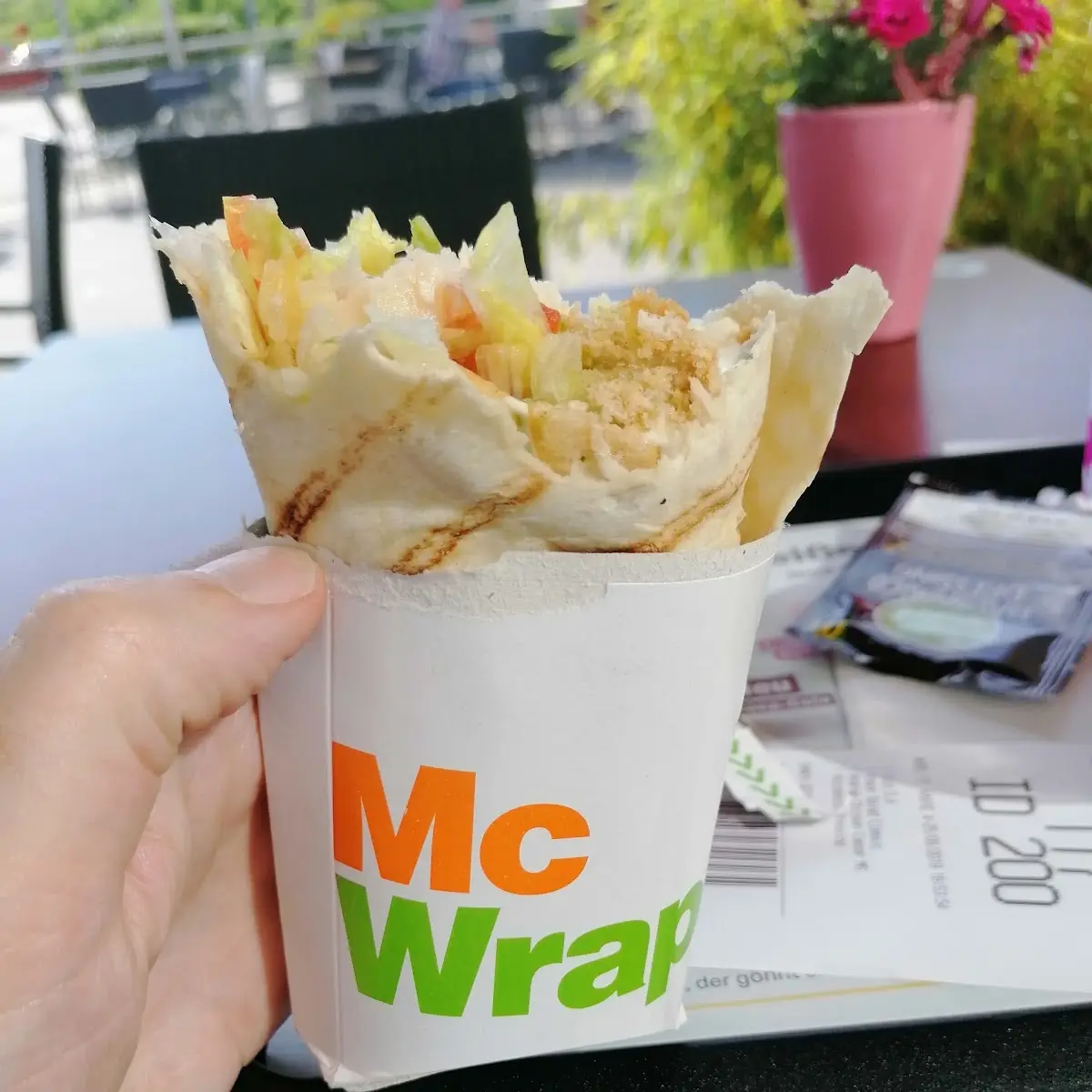 Mc Wrap Menü