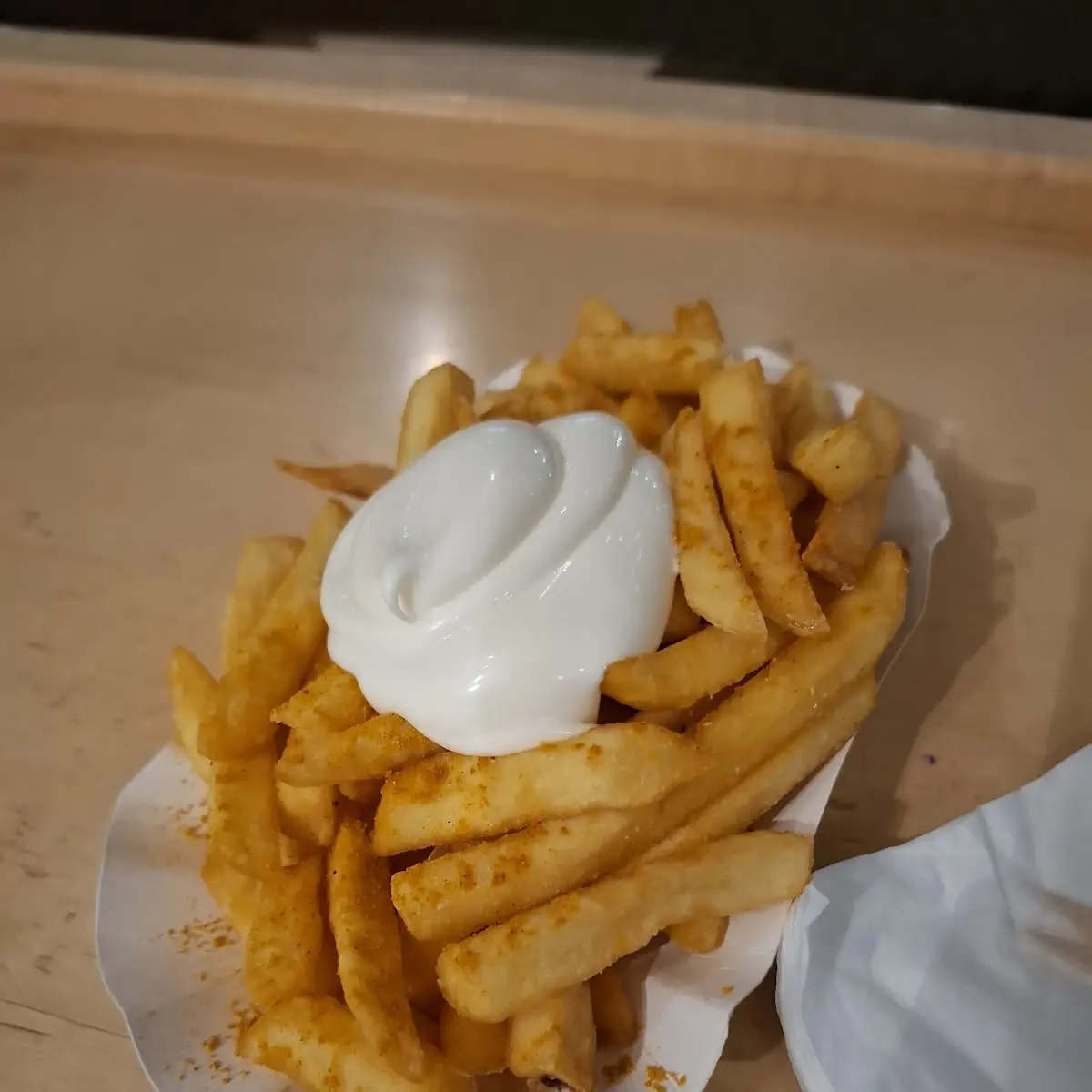 Portion Pommes Mit Mayo, Imbiss Curry24