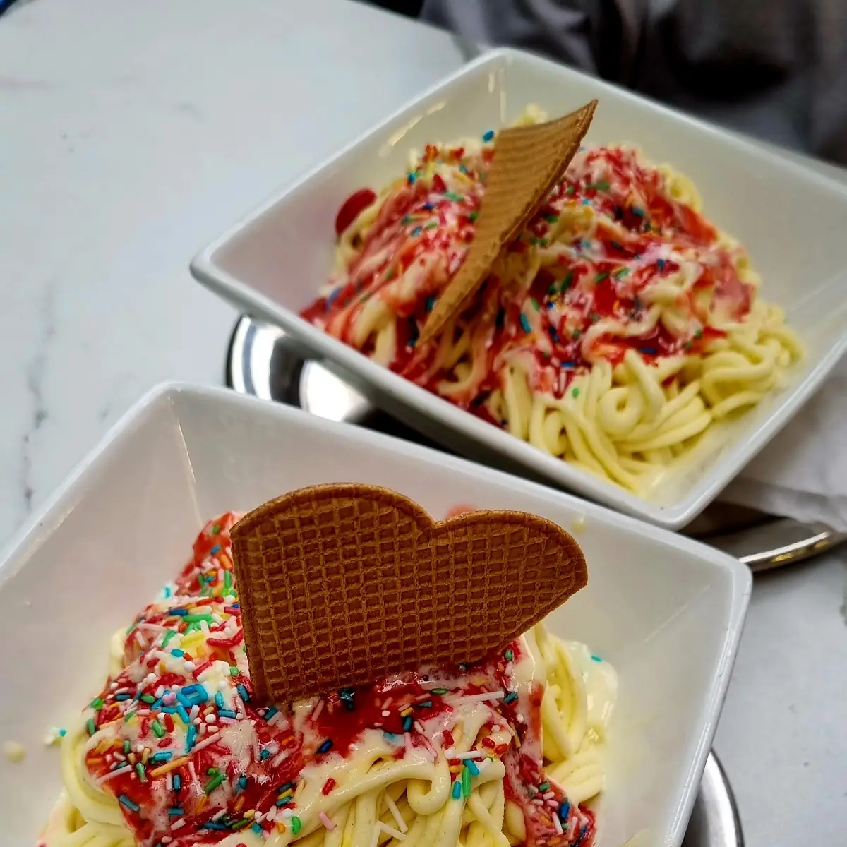 Spaghetti Eis