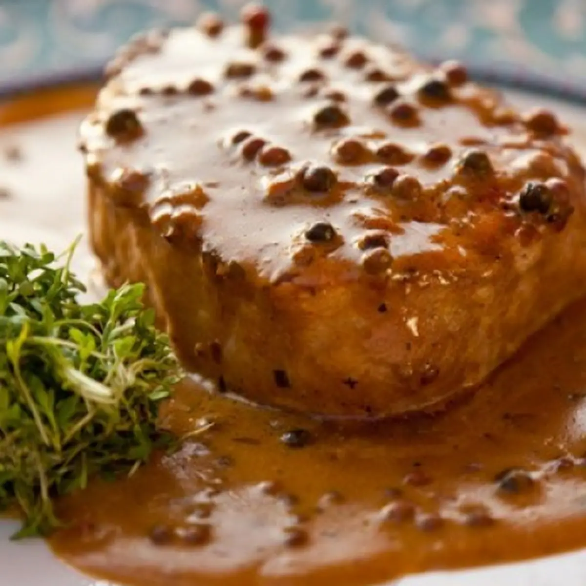 Schnitzel Mit Pfefferrahmsoße