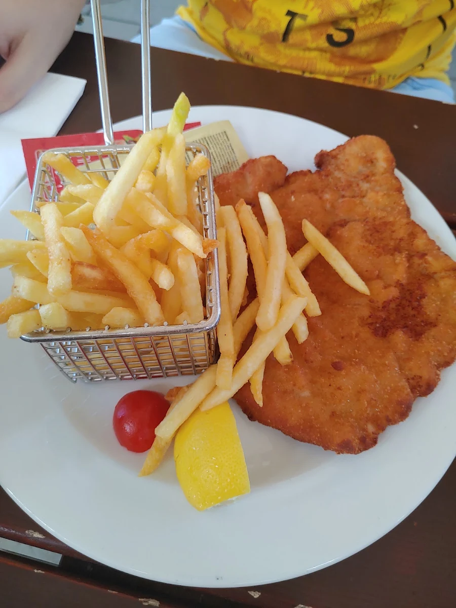 Schnitzel, Café im Botanischen Garten