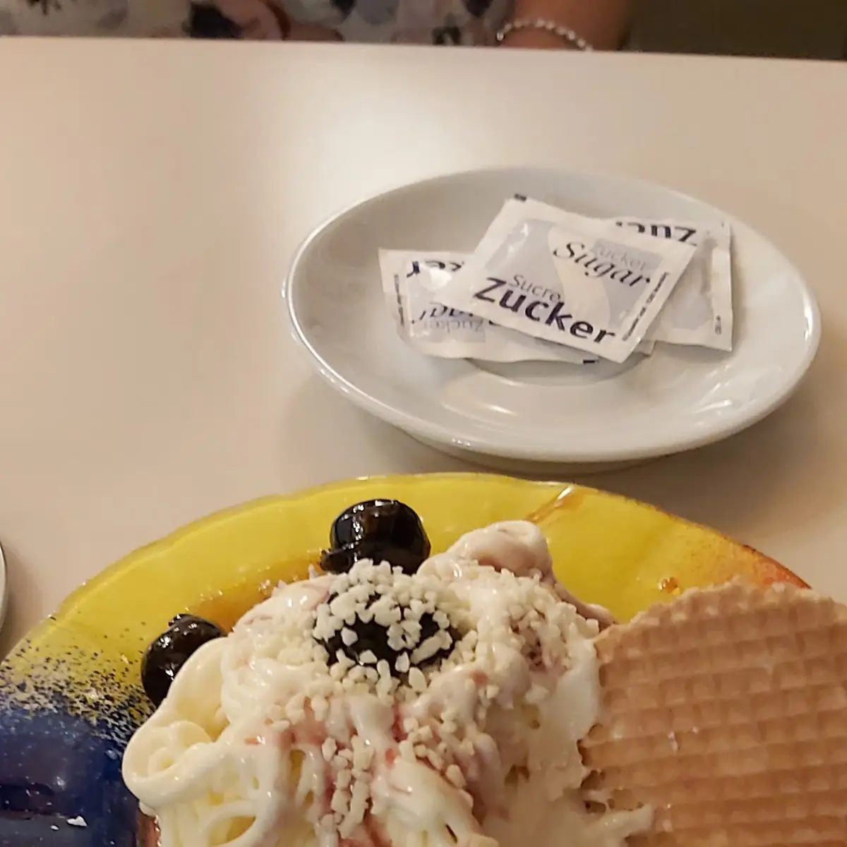 Spaghetti Eis Olive