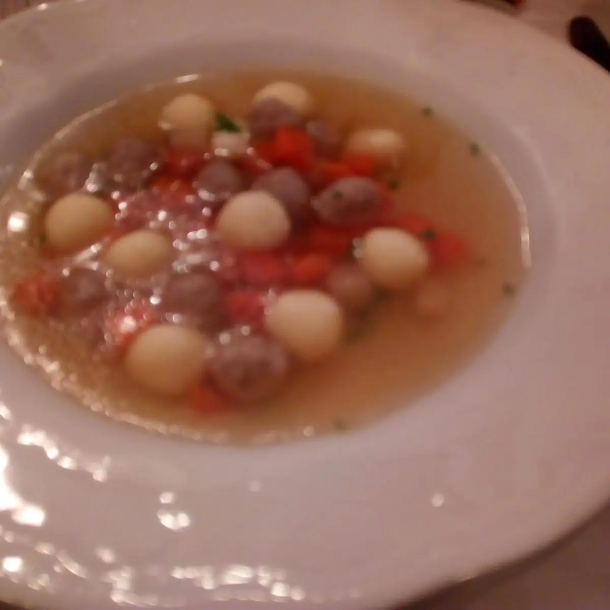 Suppe Mit Klöse