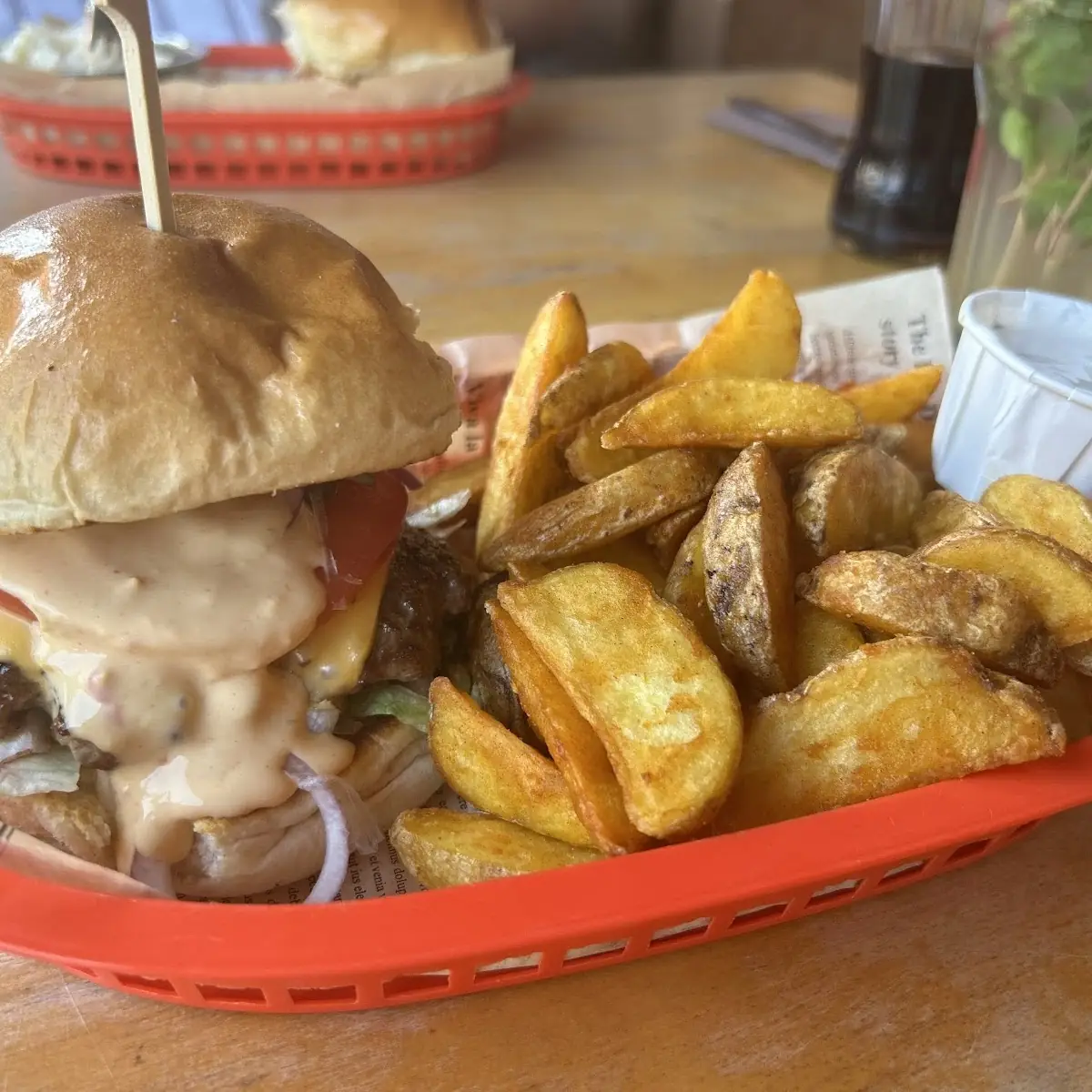 Cheeseburger Menü