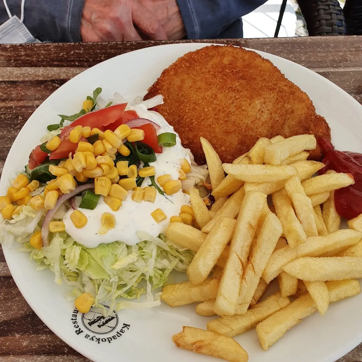 Schnitzel Mit Pommes Frites