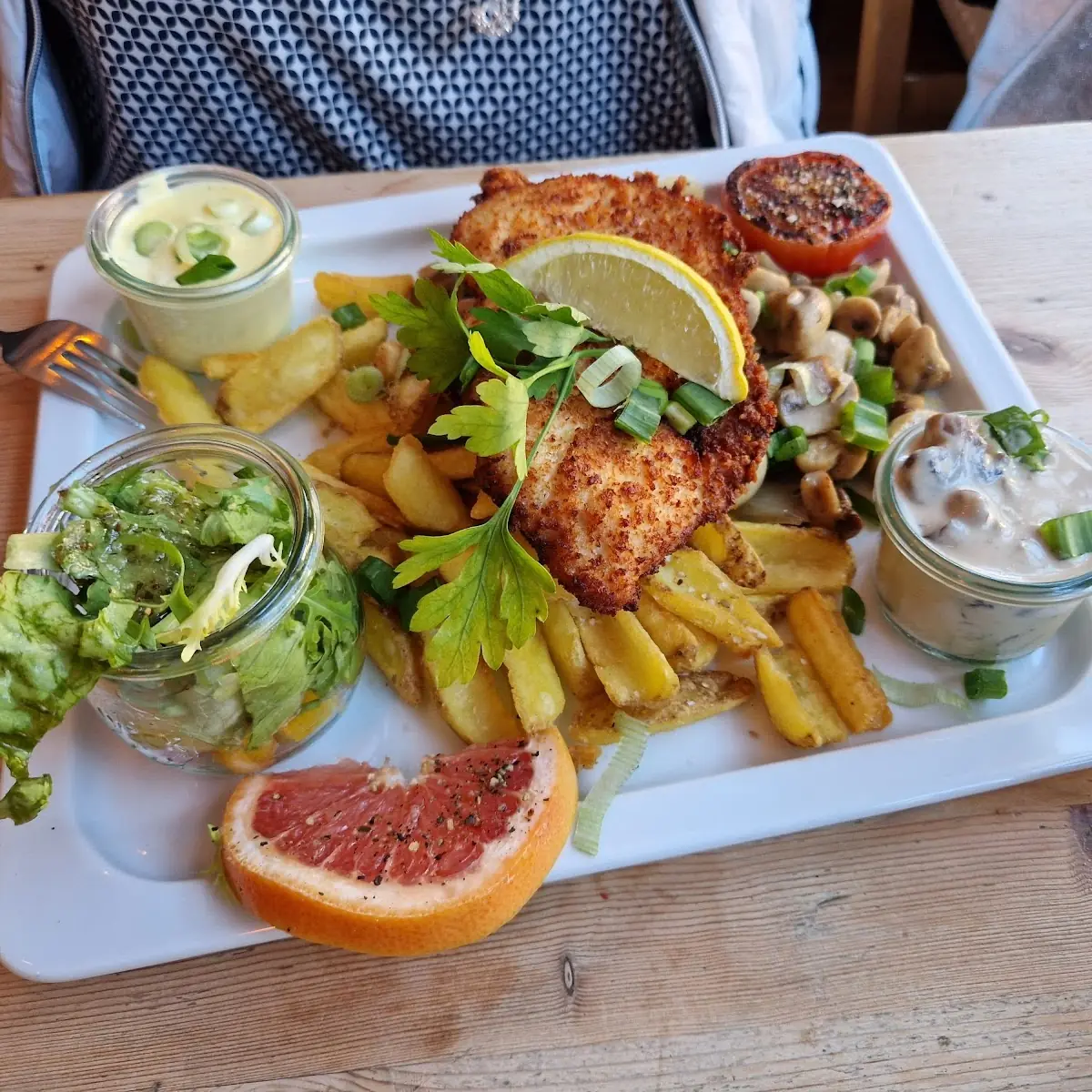 Schnitzelplatte