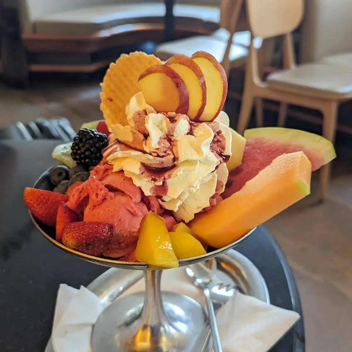 Fruchtbecher, Eiscafé Pierrot